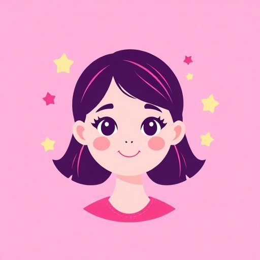 追星女孩的头像